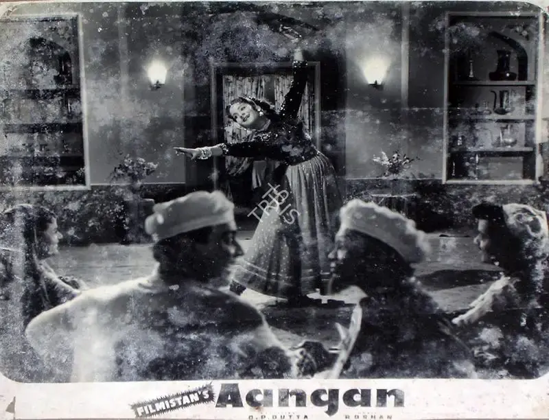 O.P. Datta (Director), Aangan, 1959, Lobby Card