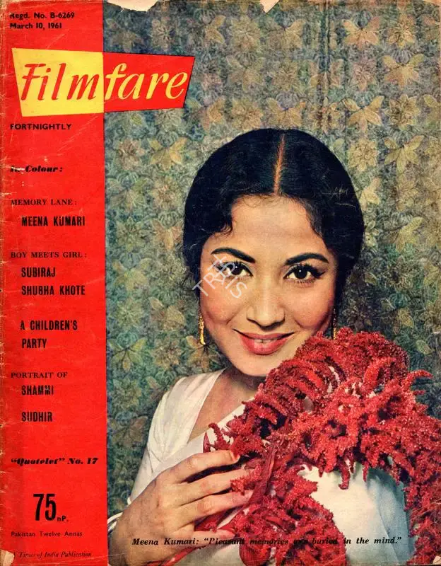 L.P. Rao (Editor), Filmfare, 1961, Magazine