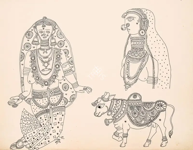 K. Laxma Goud (Artist), Untitled, 1970, Painting