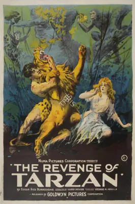 Samuel Goldwyn (Producer), The Revenge of Tarzan, 1920, Poster