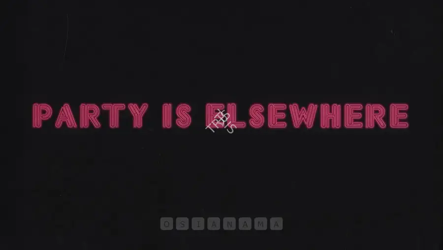 Sudarshan Shetty (Artist), Party is Elsewhere, 2005, Solo Exhibition Invitation