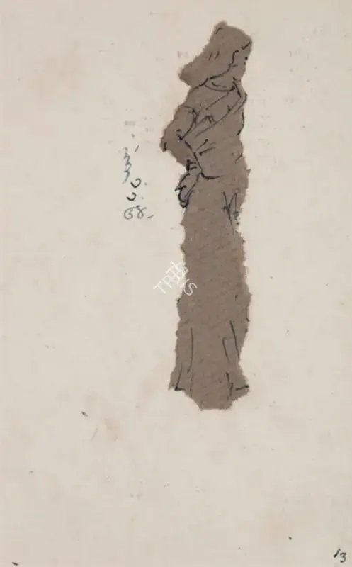 Nandalal Bose (Artist), Untitled, 1954, Drawing