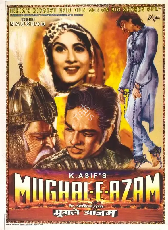 K. Asif (Producer), Mughal E Azam, 1960, Full Sheet Poster