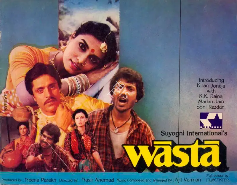 Neena Parekh (Producer), Wasta, 1989, Song-Synopsis Booklet