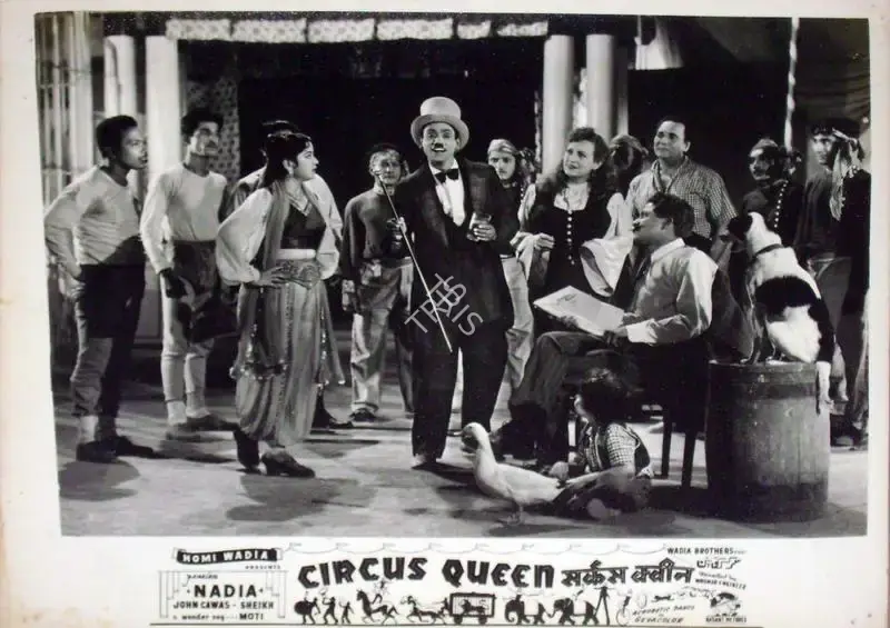 Anant Wadadeker (Cinematographer), Circus Queen, 1959, Lobby Card