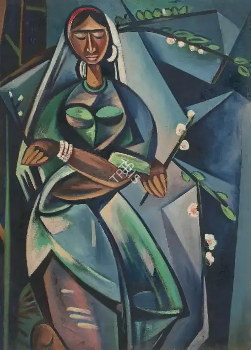 G.R. Santosh (Artist), Untitled, 1955, Painting