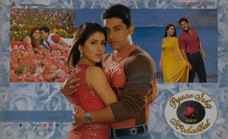 P.S. Vinod (Cinematographer), Pyaar Ishq Aur Mohabbat, 2001, Lobby Card
