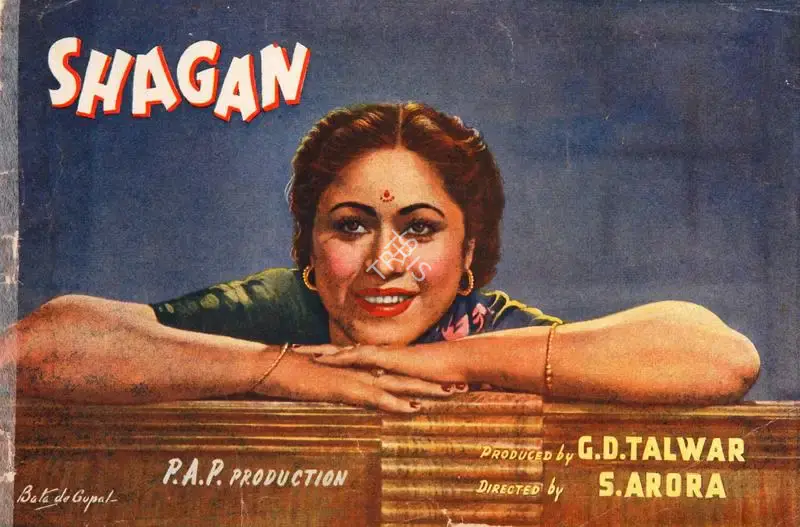 G.D. Talwar (Producer), Shagan, 1951, Song-Synopsis Booklet