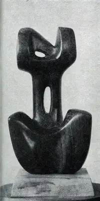 A.M. Davierwalla (Artist), Seated Figure, 1961, Sculpture