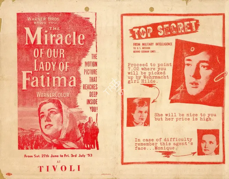 Anatole Litvak (Director), Decision Before Dawn, 1951, Handbill