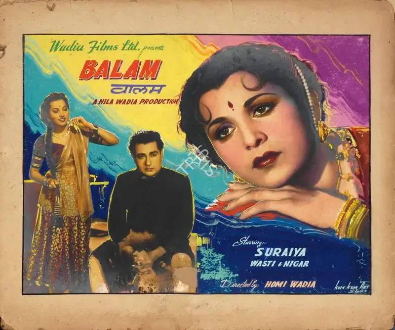 Kum Kum Art Studio (Art Studio), Balam, 1949, Showcard