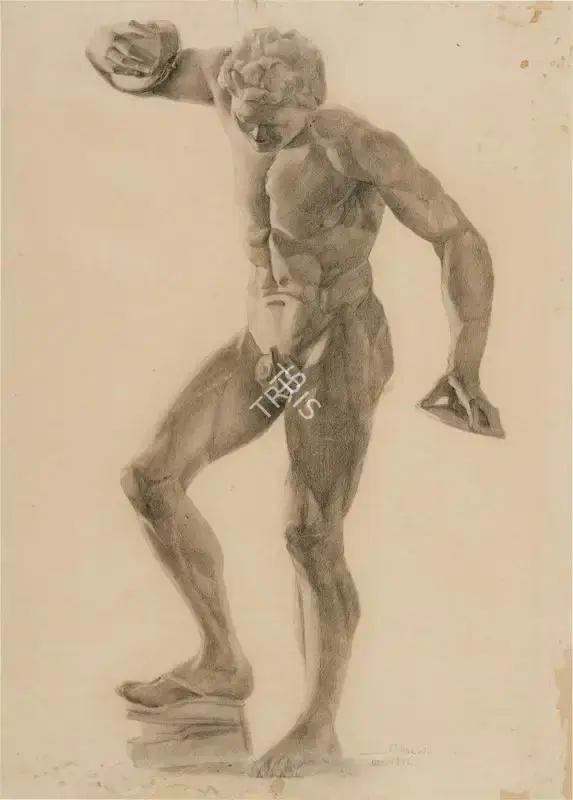 Jehangir Sabavala (Artist), Untitled, 1942, Graphic Art