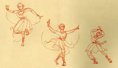 Shiavax Chavda (Artist), Paramelu by Birju Maharaj, Sketch