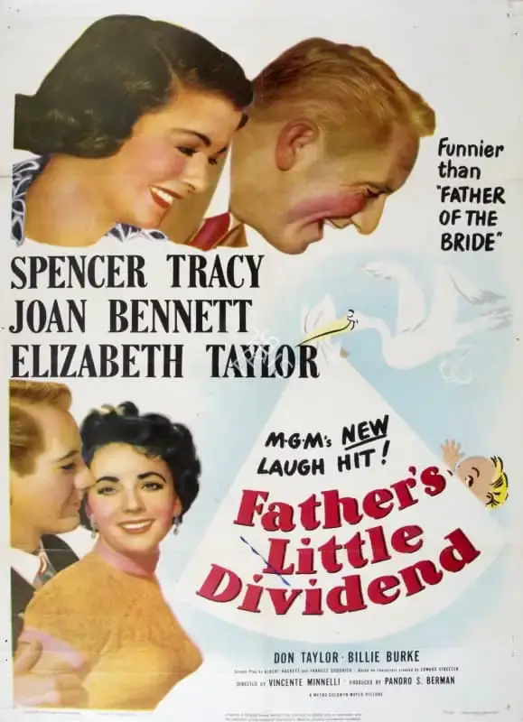 Pandro S. Berman (Producer), Father's Little Dividend, 1951, Poster
