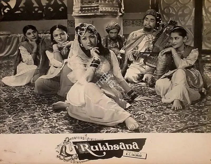 Prakash Malhotra (Cinematographer), Rukh Sana, 1955, Lobby Card