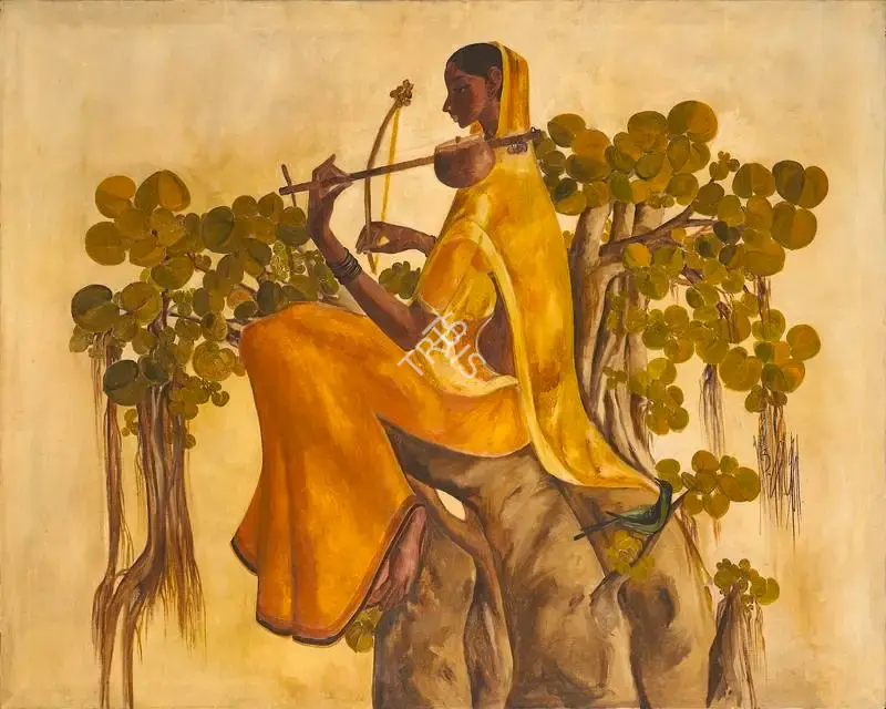 B. Prabha (Artist), Untitled, 1983, Painting