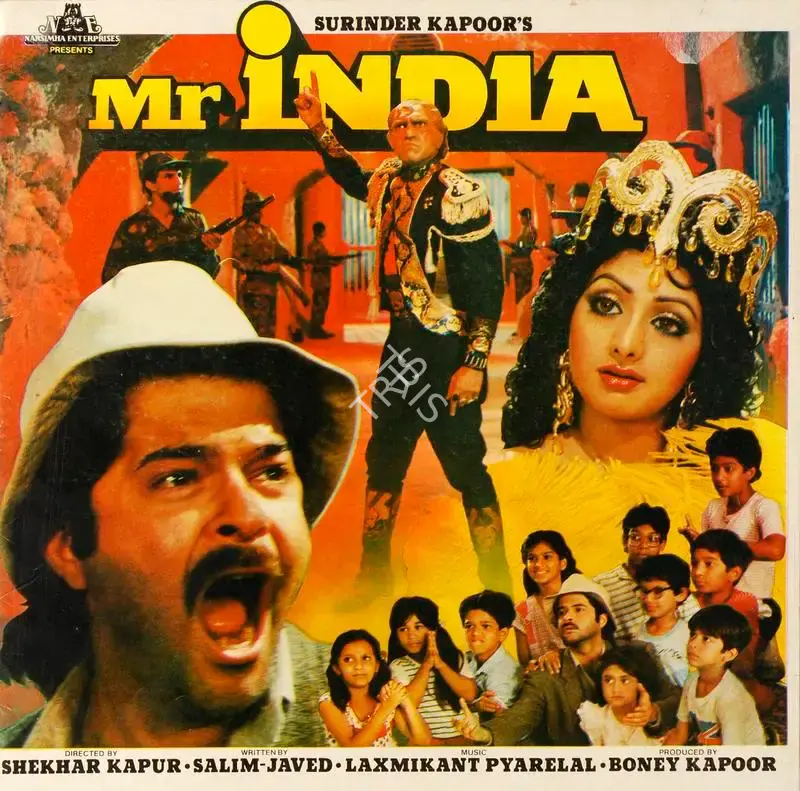 Boney Kapoor (Producer), Mr India, 1987, Song-Synopsis Booklet