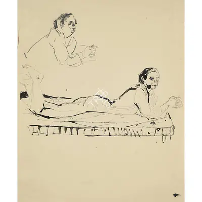 Jeram Patel (Artist), Untitled, 1958, Painting