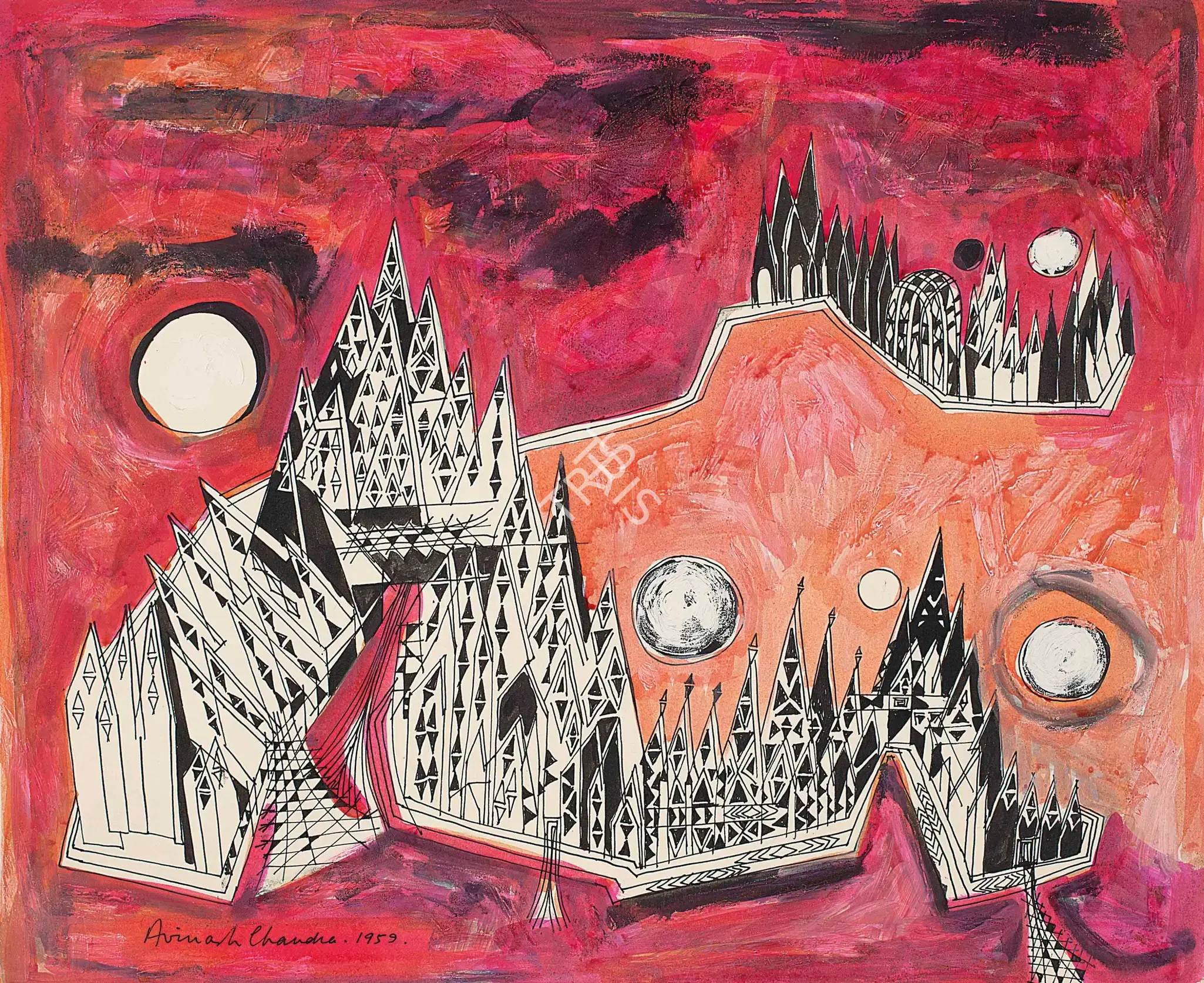 Avinash Chandra (Artist), Untitled, 1959, Painting