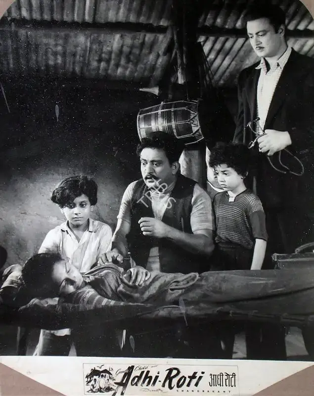 Vallabh Chokshi (Producer), Adhi Roti, 1957, Lobby Card
