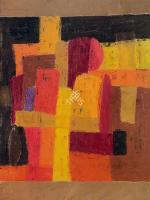 Homi Patel (Artist), Untitled, 1952, Drawing