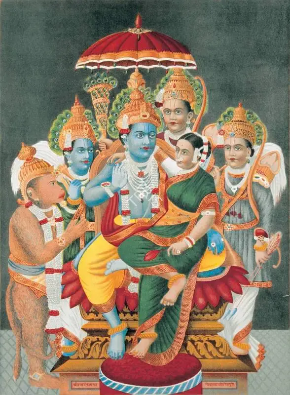 Shrirampanchayatan, Lithograph
