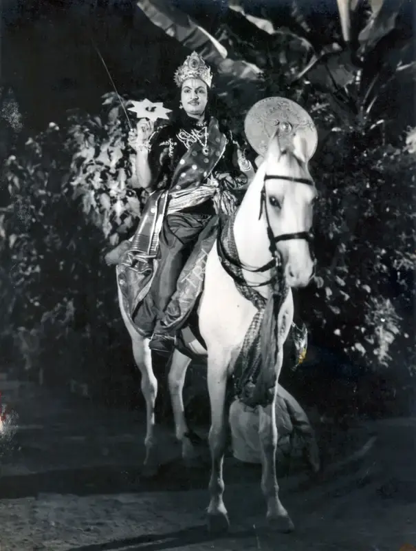 N. Satyanarayan (Cinematographer), Maya Bazar, 1958, Photographic Still