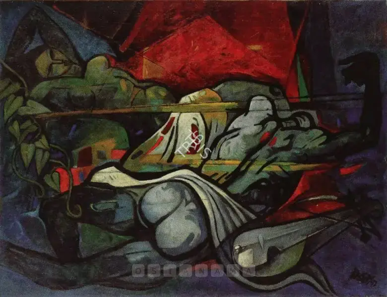 Bijon Choudhury (Artist), Relaxation, Painting