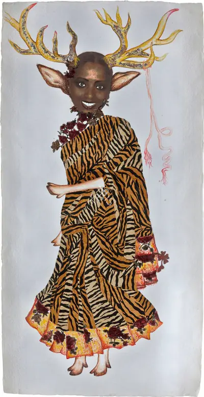Mithu Sen (Artist), Dance After Depression 1, 2007, Painting
