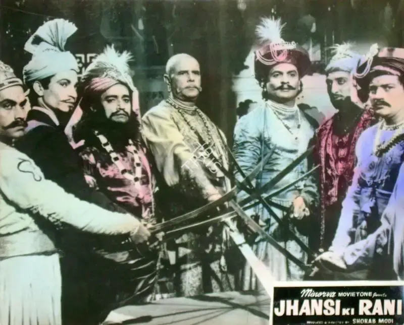 Sohrab Modi (Producer), Jhansi Ki Rani, 1953, Lobby Card