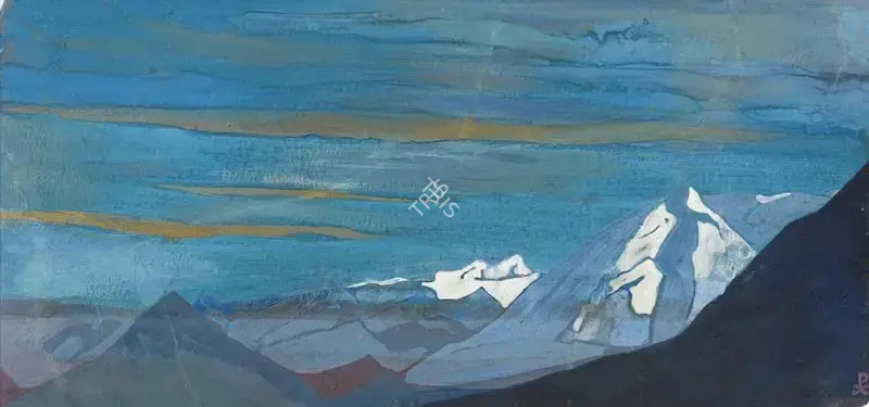 Roerich, Nicholas (Artist). Himalayan Snows, n.d. | Painting, Sa.Del/17.09.22, 2022 · Saffronart