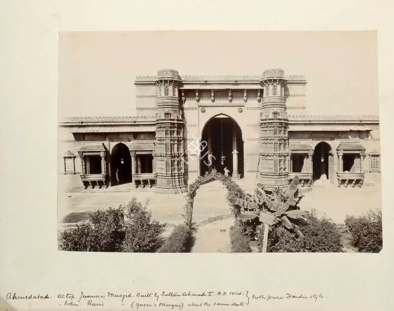 Unknown (Photographer), Ahmedabad - Rani Musjid (queen's mosque), Antiquarian Photograph