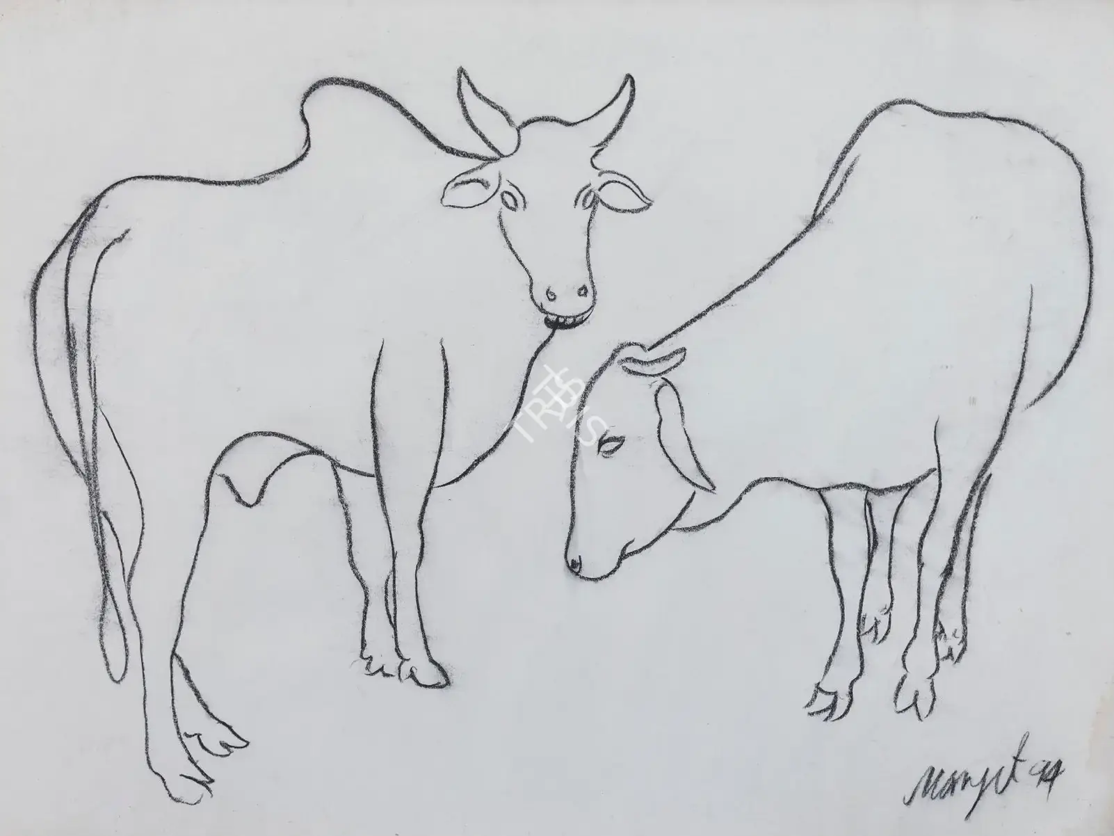 Manjit Bawa (Artist), Untitled, 1994, Drawing
