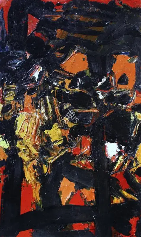 S.H. Raza (Artist), Les Champs, 1962, Painting