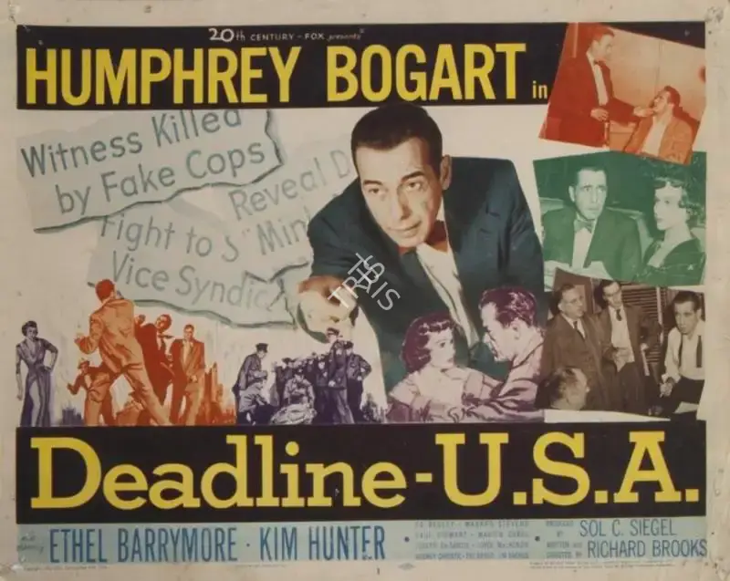 Richard Brooks (Director), Deadline USA, 1952, Lobby Card