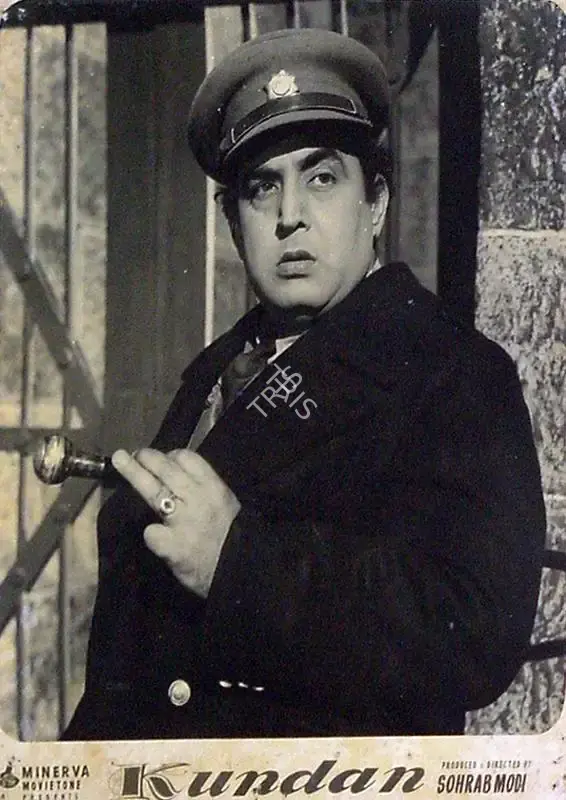 Sohrab Modi (Producer), Kundan, 1955, Lobby Card