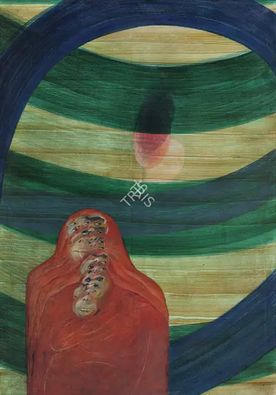 Rameshwar Broota (Artist), Projections, 1976, Painting