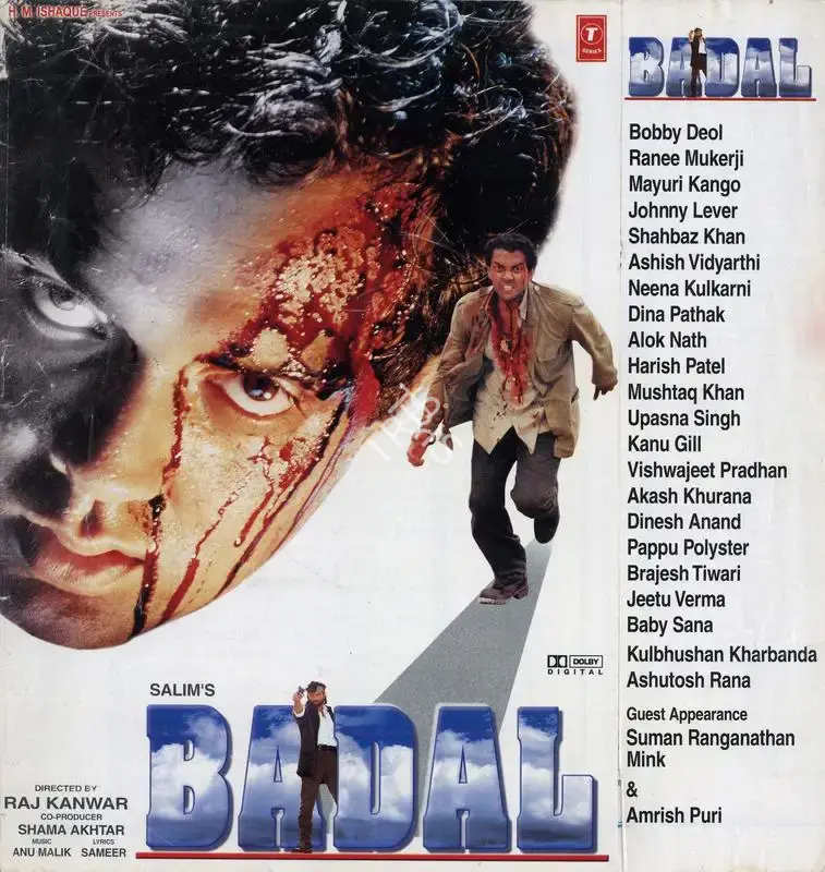 Salim (Producer), Badal, 2000, Song-Synopsis Booklet
