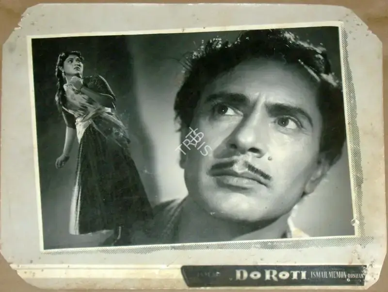 P. John (Cinematographer), Do Roti, 1957, Lobby Card