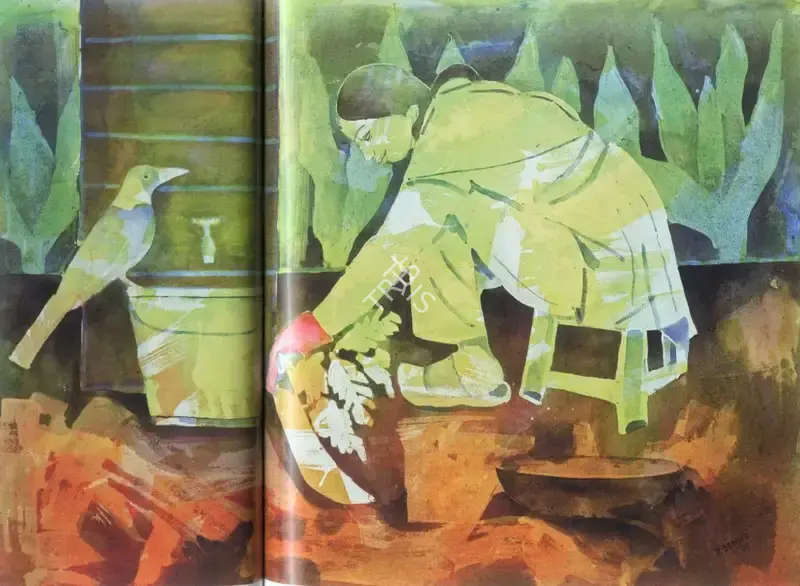 Padmanabh Bendre (Artist), Curious Companion, 2005, Painting