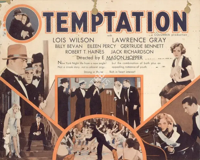 E. Mason Hopper (Director), Temptation, 1930, Handbill