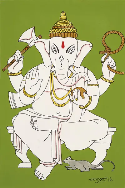 Lalu Prasad Shaw (Artist), Untitled, 2019, Painting