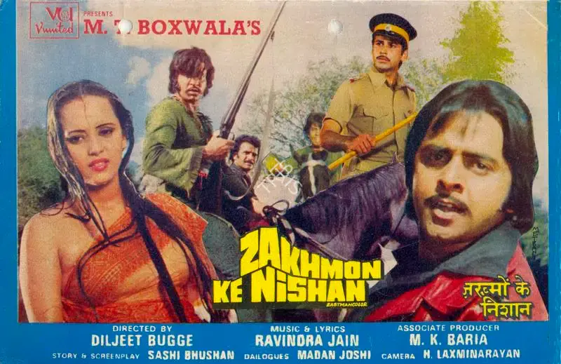 M.T. Boxwala (Producer), Zakhmon Ke Nishan, 1979, Song-Synopsis Booklet