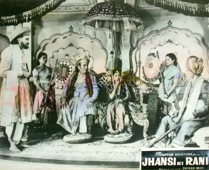 Sohrab Modi (Producer), Jhansi Ki Rani, 1953, Lobby Card
