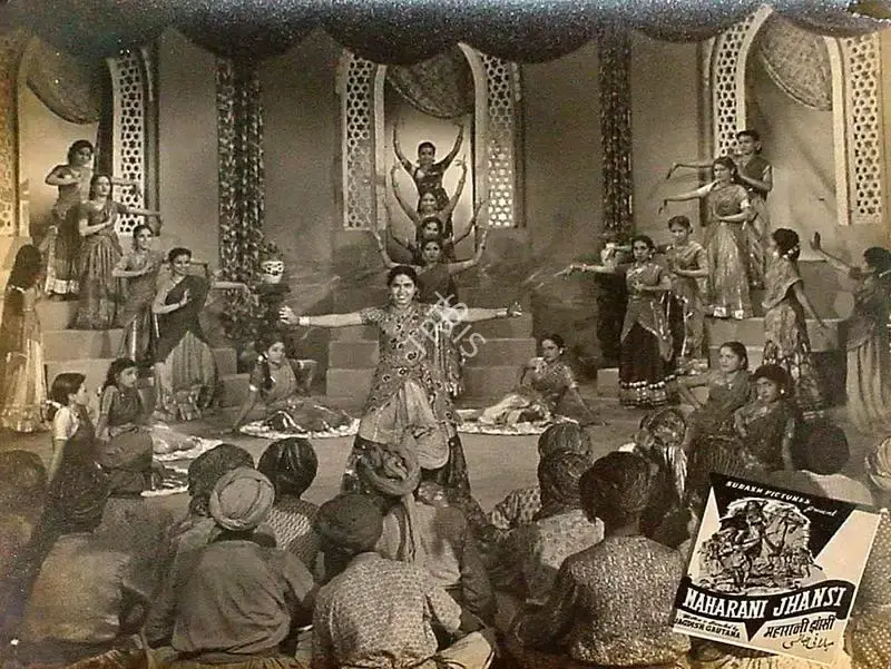 Jagdish Gautam (Director), Maharani Jhansi, 1952, Lobby Card