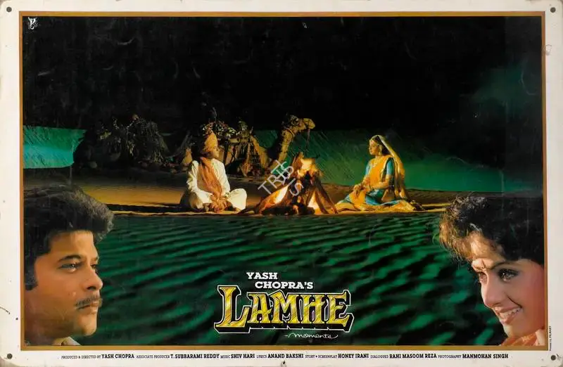 Manmohan Singh (Cinematographer), Lamhe, 1991, Lobby Card