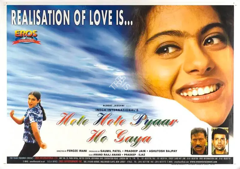 Ashutosh Bajpay (Producer), Hote Hote Pyaar Ho Gaya, 1999, Full Sheet Poster