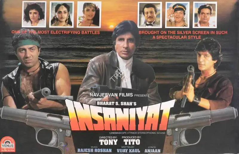 Tito (Producer), Insaniyat, 1994, Lobby Card
