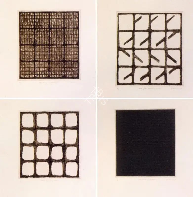 Zarina Hashmi (Artist), A House Of Many Rooms, 1993, Graphic Art