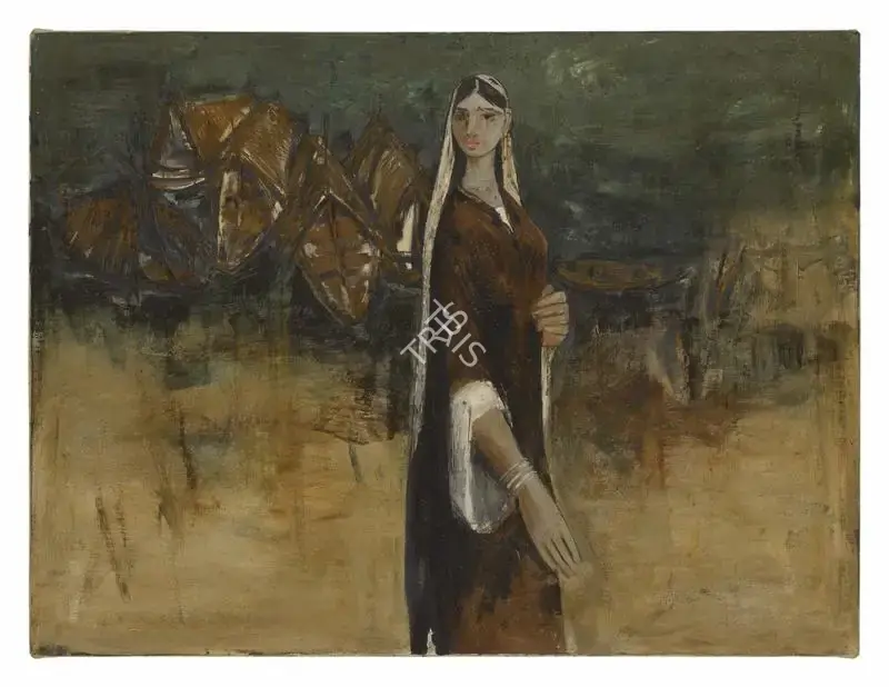 B. Prabha (Artist), Untitled, 1962, Painting